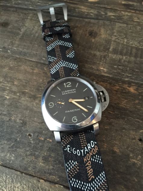 panerai goyard strap|Panerai aftermarket straps.